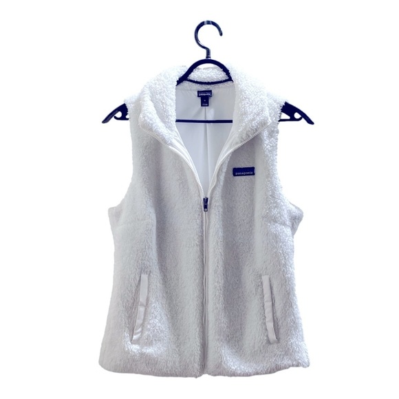 Patagonia Jackets & Blazers - Patagonia Sz M Los Gatos Fleece Vest White Sherpa Sleeveless